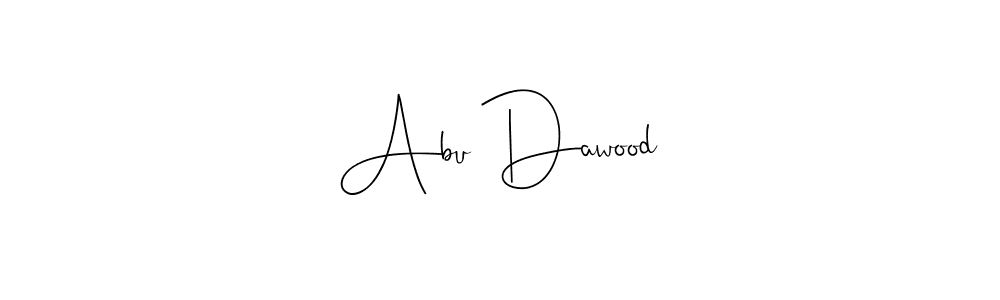 Once you've used our free online signature maker to create your best signature Andilay-7BmLP style, it's time to enjoy all of the benefits that Abu Dawood name signing documents. Abu Dawood signature style 4 images and pictures png