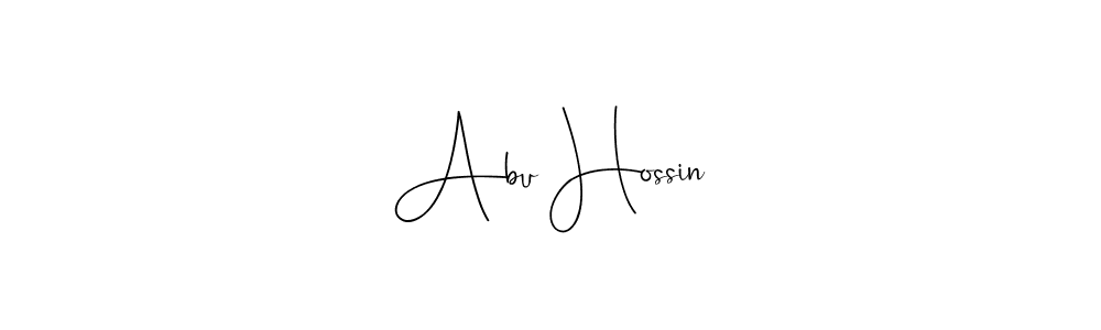 Best and Professional Signature Style for Abu Hossin. Andilay-7BmLP Best Signature Style Collection. Abu Hossin signature style 4 images and pictures png