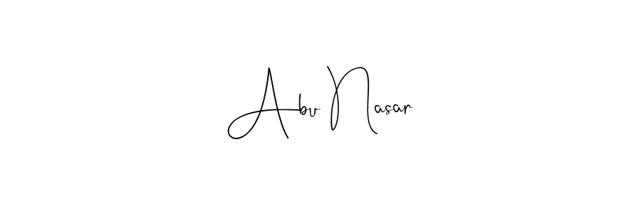 Make a beautiful signature design for name Abu Nasar. With this signature (Andilay-7BmLP) style, you can create a handwritten signature for free. Abu Nasar signature style 4 images and pictures png