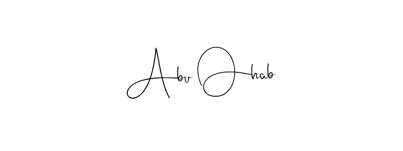 if you are searching for the best signature style for your name Abu Ohab. so please give up your signature search. here we have designed multiple signature styles  using Andilay-7BmLP. Abu Ohab signature style 4 images and pictures png