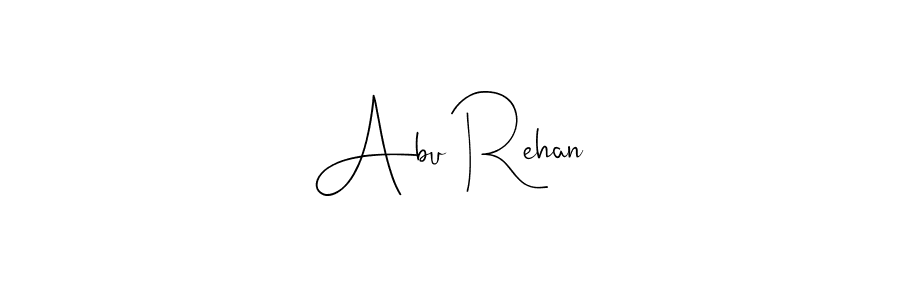 The best way (Andilay-7BmLP) to make a short signature is to pick only two or three words in your name. The name Abu Rehan include a total of six letters. For converting this name. Abu Rehan signature style 4 images and pictures png