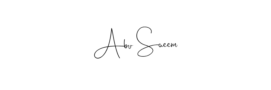 Make a short Abu Saeem signature style. Manage your documents anywhere anytime using Andilay-7BmLP. Create and add eSignatures, submit forms, share and send files easily. Abu Saeem signature style 4 images and pictures png