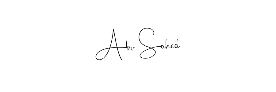 if you are searching for the best signature style for your name Abu Sahed. so please give up your signature search. here we have designed multiple signature styles  using Andilay-7BmLP. Abu Sahed signature style 4 images and pictures png