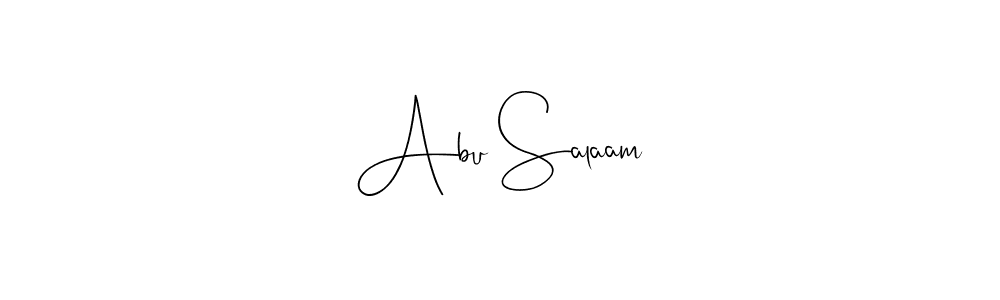 It looks lik you need a new signature style for name Abu Salaam. Design unique handwritten (Andilay-7BmLP) signature with our free signature maker in just a few clicks. Abu Salaam signature style 4 images and pictures png