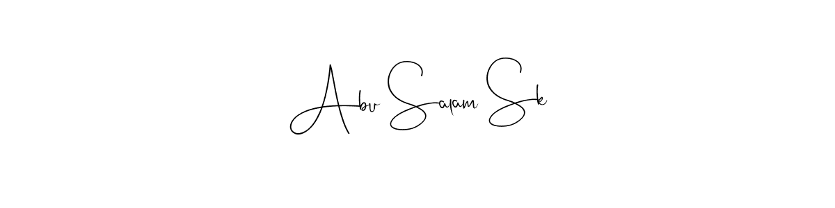 How to Draw Abu Salam Sk signature style? Andilay-7BmLP is a latest design signature styles for name Abu Salam Sk. Abu Salam Sk signature style 4 images and pictures png