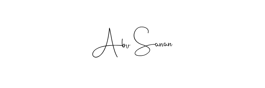 It looks lik you need a new signature style for name Abu Sanan. Design unique handwritten (Andilay-7BmLP) signature with our free signature maker in just a few clicks. Abu Sanan signature style 4 images and pictures png