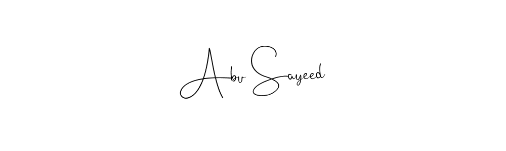 if you are searching for the best signature style for your name Abu Sayeed. so please give up your signature search. here we have designed multiple signature styles  using Andilay-7BmLP. Abu Sayeed signature style 4 images and pictures png