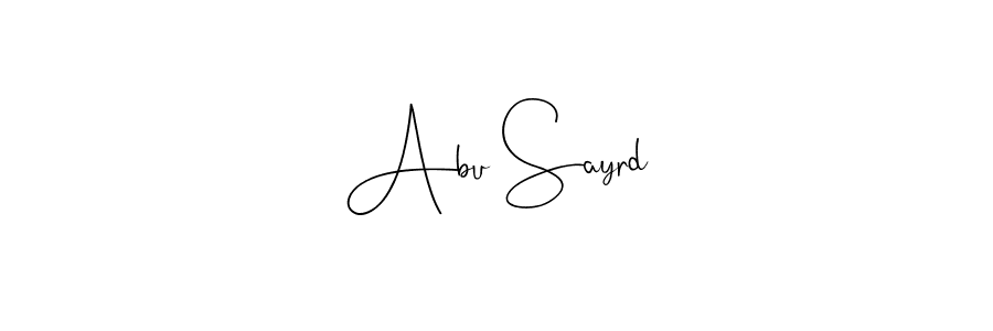 Once you've used our free online signature maker to create your best signature Andilay-7BmLP style, it's time to enjoy all of the benefits that Abu Sayrd name signing documents. Abu Sayrd signature style 4 images and pictures png