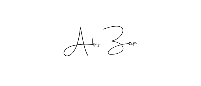 if you are searching for the best signature style for your name Abu Zar. so please give up your signature search. here we have designed multiple signature styles  using Andilay-7BmLP. Abu Zar signature style 4 images and pictures png