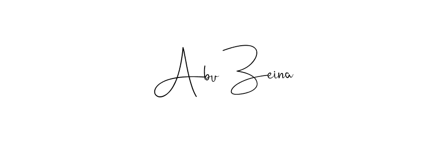 You should practise on your own different ways (Andilay-7BmLP) to write your name (Abu Zeina) in signature. don't let someone else do it for you. Abu Zeina signature style 4 images and pictures png