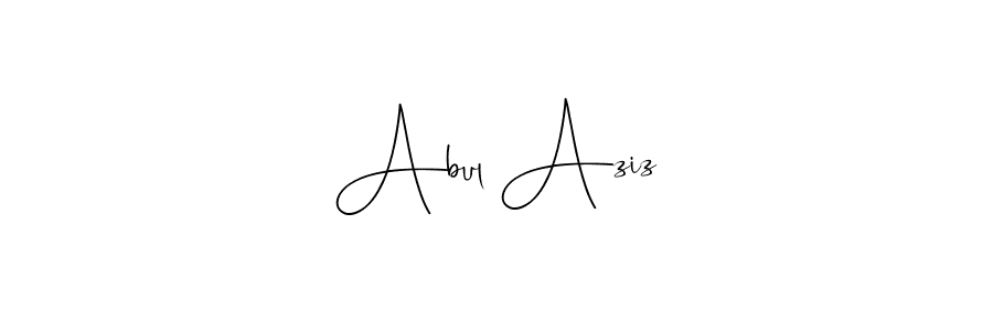 You can use this online signature creator to create a handwritten signature for the name Abul Aziz. This is the best online autograph maker. Abul Aziz signature style 4 images and pictures png