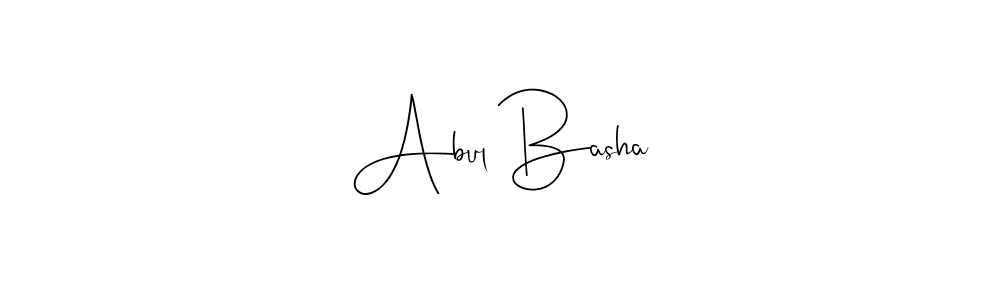 How to make Abul Basha name signature. Use Andilay-7BmLP style for creating short signs online. This is the latest handwritten sign. Abul Basha signature style 4 images and pictures png
