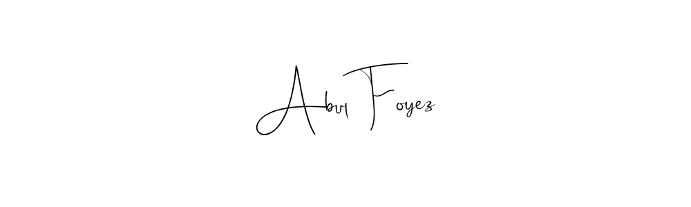 Abul Foyez stylish signature style. Best Handwritten Sign (Andilay-7BmLP) for my name. Handwritten Signature Collection Ideas for my name Abul Foyez. Abul Foyez signature style 4 images and pictures png