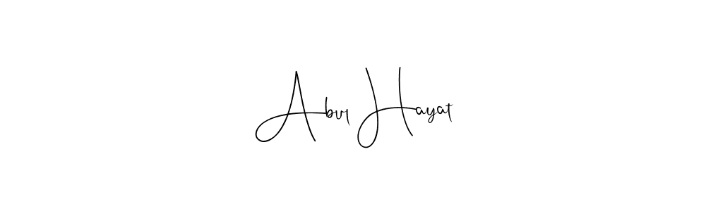 Here are the top 10 professional signature styles for the name Abul Hayat. These are the best autograph styles you can use for your name. Abul Hayat signature style 4 images and pictures png