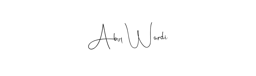 if you are searching for the best signature style for your name Abul Wardi. so please give up your signature search. here we have designed multiple signature styles  using Andilay-7BmLP. Abul Wardi signature style 4 images and pictures png