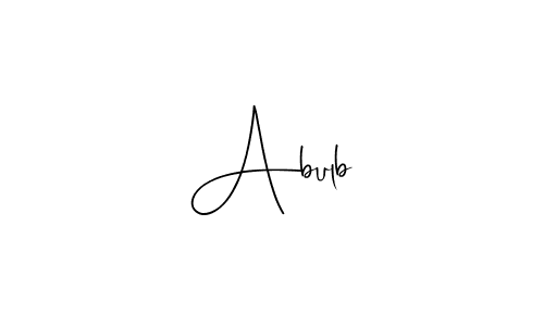 if you are searching for the best signature style for your name Abulb. so please give up your signature search. here we have designed multiple signature styles  using Andilay-7BmLP. Abulb signature style 4 images and pictures png