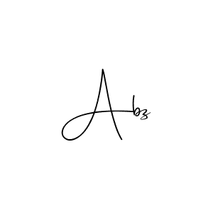 Design your own signature with our free online signature maker. With this signature software, you can create a handwritten (Andilay-7BmLP) signature for name Abz. Abz signature style 4 images and pictures png