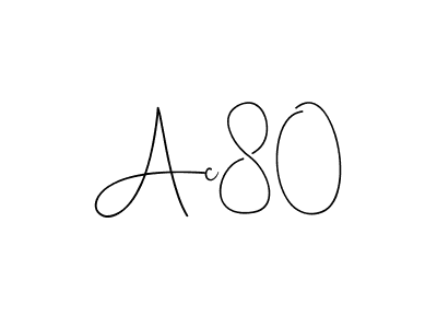 Use a signature maker to create a handwritten signature online. With this signature software, you can design (Andilay-7BmLP) your own signature for name Ac80. Ac80 signature style 4 images and pictures png