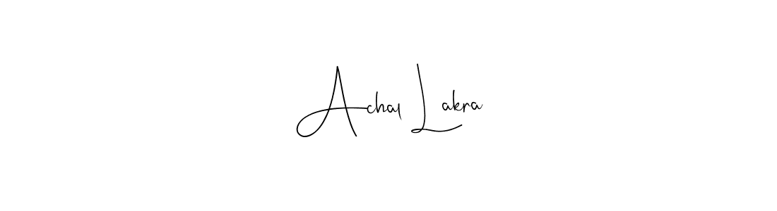 Use a signature maker to create a handwritten signature online. With this signature software, you can design (Andilay-7BmLP) your own signature for name Achal Lakra. Achal Lakra signature style 4 images and pictures png