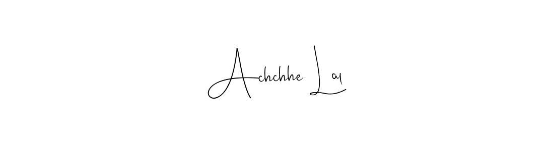 Andilay-7BmLP is a professional signature style that is perfect for those who want to add a touch of class to their signature. It is also a great choice for those who want to make their signature more unique. Get Achchhe Lal name to fancy signature for free. Achchhe Lal signature style 4 images and pictures png