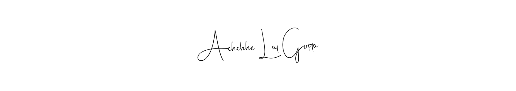 See photos of Achchhe Lal Gupta official signature by Spectra . Check more albums & portfolios. Read reviews & check more about Andilay-7BmLP font. Achchhe Lal Gupta signature style 4 images and pictures png