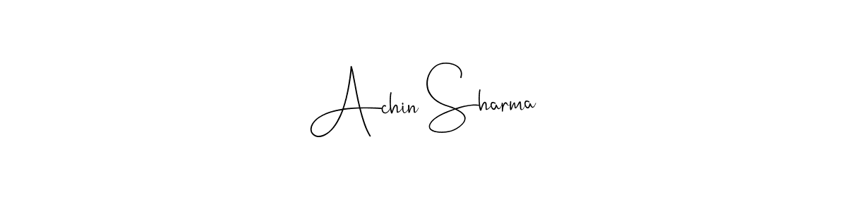 See photos of Achin Sharma official signature by Spectra . Check more albums & portfolios. Read reviews & check more about Andilay-7BmLP font. Achin Sharma signature style 4 images and pictures png