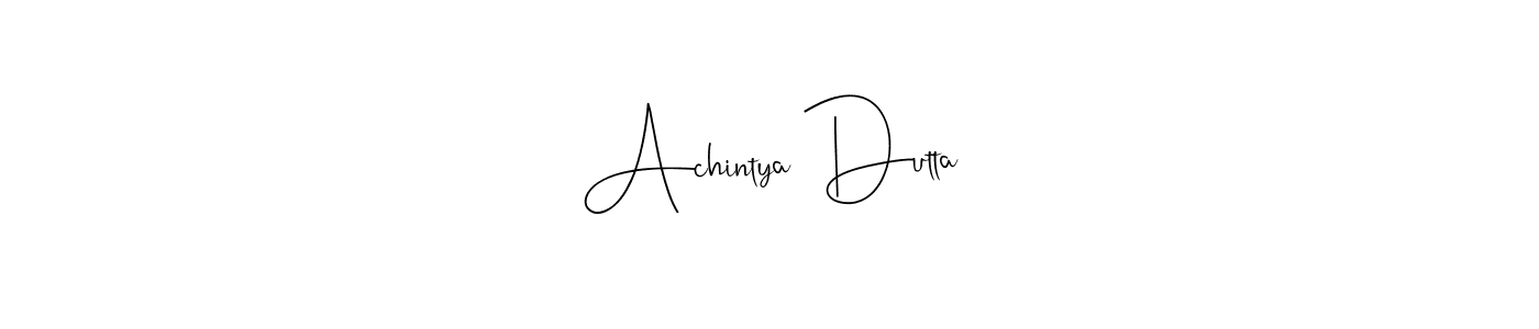 The best way (Andilay-7BmLP) to make a short signature is to pick only two or three words in your name. The name Achintya Dutta include a total of six letters. For converting this name. Achintya Dutta signature style 4 images and pictures png