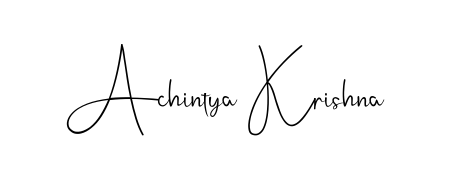 It looks like you need a new signature style for name Achintya Krishna. Design unique handwritten (Andilay-7BmLP) signature with our free signature maker in just a few clicks. Achintya Krishna signature style 4 images and pictures png