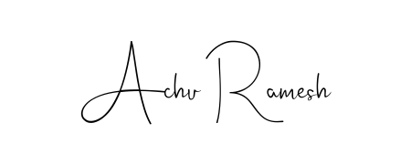 Quickly download Achu Ramesh name signature in high-resolution PNG using Andilay-7BmLP style. Ready to insert into PDFs and online applications. Achu Ramesh signature style 4 images and pictures png