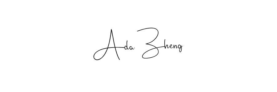 Use a signature maker to create a handwritten signature online. With this signature software, you can design (Andilay-7BmLP) your own signature for name Ada Zheng. Ada Zheng signature style 4 images and pictures png