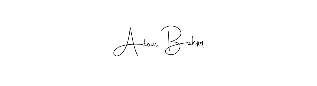 This is the best signature style for the Adam Bahlul name. Also you like these signature font (Andilay-7BmLP). Mix name signature. Adam Bahlul signature style 4 images and pictures png