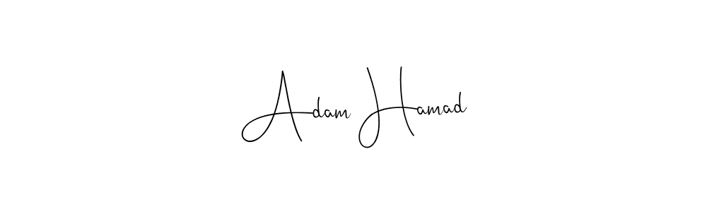 Also we have Adam Hamad name is the best signature style. Create professional handwritten signature collection using Andilay-7BmLP autograph style. Adam Hamad signature style 4 images and pictures png