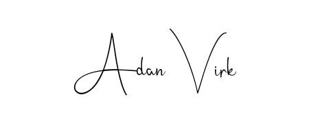 Andilay-7BmLP is a professional signature style that is perfect for those who want to add a touch of class to their signature. Get Adan Virk name fancy signature for free. Adan Virk signature style 4 images and pictures png