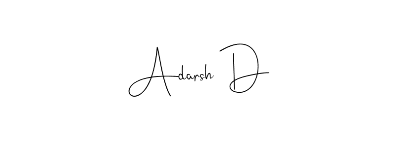 Best and Professional Signature Style for Adarsh D. Andilay-7BmLP Best Signature Style Collection. Adarsh D signature style 4 images and pictures png