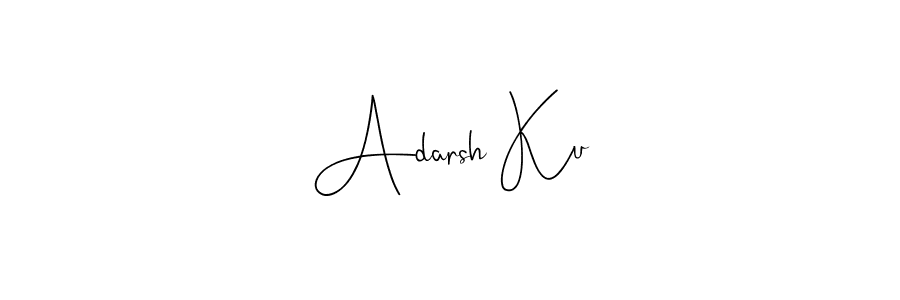 Use a signature maker to create a handwritten signature online. With this signature software, you can design (Andilay-7BmLP) your own signature for name Adarsh Ku. Adarsh Ku signature style 4 images and pictures png