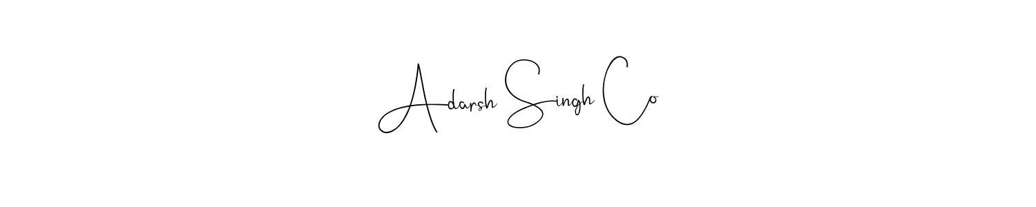 Adarsh Singh Co stylish signature style. Best Handwritten Sign (Andilay-7BmLP) for my name. Handwritten Signature Collection Ideas for my name Adarsh Singh Co. Adarsh Singh Co signature style 4 images and pictures png