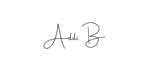 Andilay-7BmLP is a professional signature style that is perfect for those who want to add a touch of class to their signature. It is also a great choice for those who want to make their signature more unique. Get Addi B name to fancy signature for free. Addi B signature style 4 images and pictures png