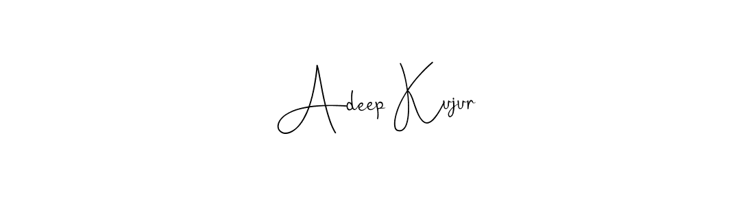 if you are searching for the best signature style for your name Adeep Kujur. so please give up your signature search. here we have designed multiple signature styles  using Andilay-7BmLP. Adeep Kujur signature style 4 images and pictures png