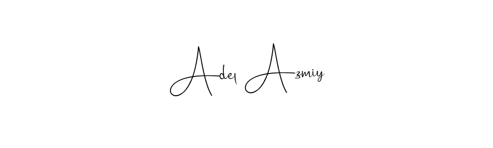 Use a signature maker to create a handwritten signature online. With this signature software, you can design (Andilay-7BmLP) your own signature for name Adel Azmiy. Adel Azmiy signature style 4 images and pictures png