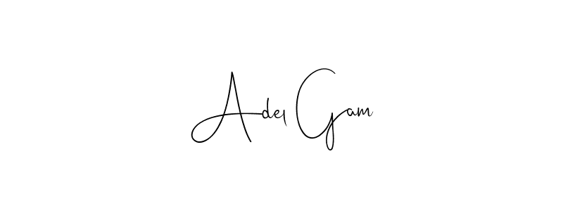 This is the best signature style for the Adel Gam name. Also you like these signature font (Andilay-7BmLP). Mix name signature. Adel Gam signature style 4 images and pictures png