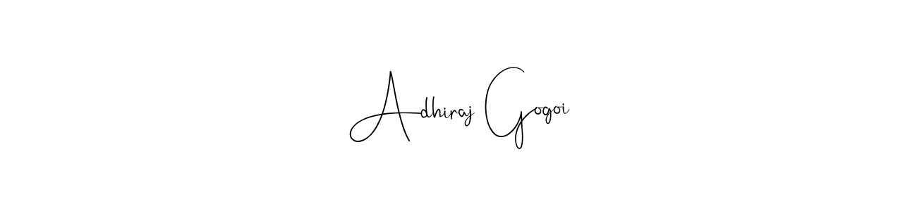 Make a beautiful signature design for name Adhiraj Gogoi. Use this online signature maker to create a handwritten signature for free. Adhiraj Gogoi signature style 4 images and pictures png