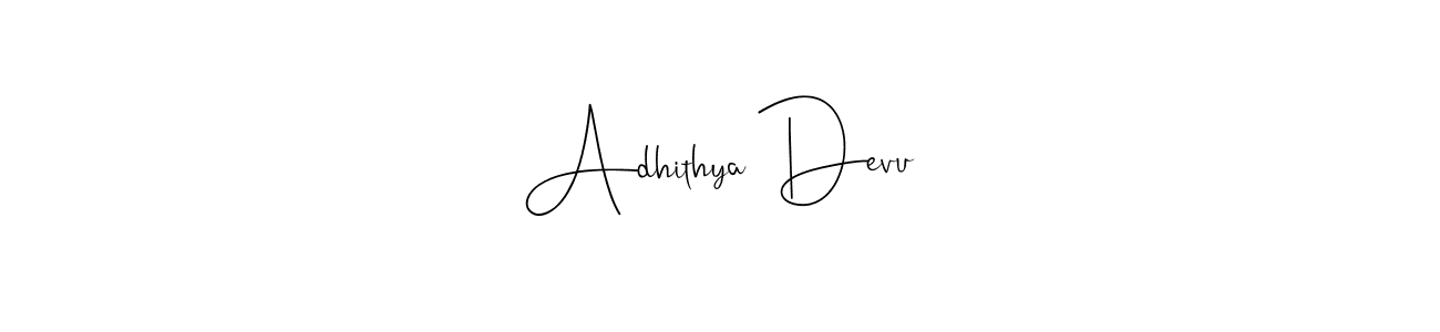 Once you've used our free online signature maker to create your best signature Andilay-7BmLP style, it's time to enjoy all of the benefits that Adhithya Devu name signing documents. Adhithya Devu signature style 4 images and pictures png