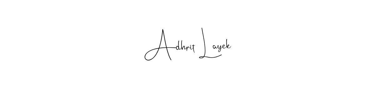 It looks lik you need a new signature style for name Adhrit Layek. Design unique handwritten (Andilay-7BmLP) signature with our free signature maker in just a few clicks. Adhrit Layek signature style 4 images and pictures png