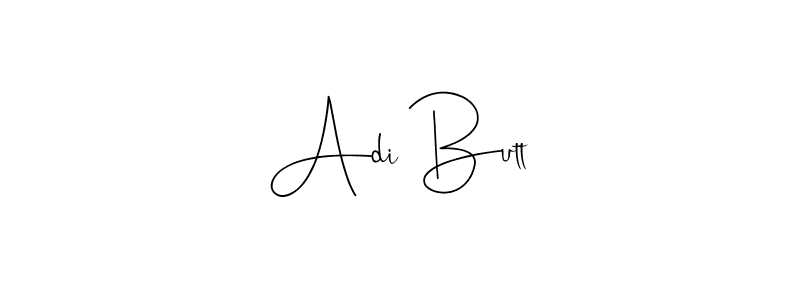 Also we have Adi Butt name is the best signature style. Create professional handwritten signature collection using Andilay-7BmLP autograph style. Adi Butt signature style 4 images and pictures png