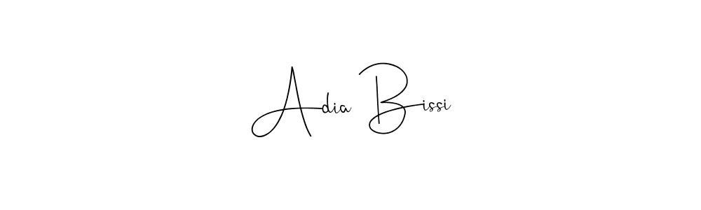 Use a signature maker to create a handwritten signature online. With this signature software, you can design (Andilay-7BmLP) your own signature for name Adia Bissi. Adia Bissi signature style 4 images and pictures png