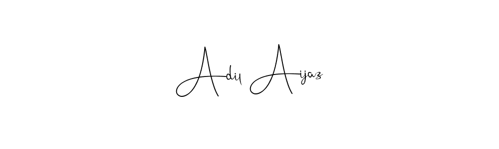 Similarly Andilay-7BmLP is the best handwritten signature design. Signature creator online .You can use it as an online autograph creator for name Adil Aijaz. Adil Aijaz signature style 4 images and pictures png