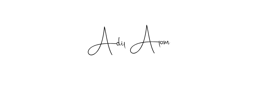 Make a beautiful signature design for name Adil Alom. Use this online signature maker to create a handwritten signature for free. Adil Alom signature style 4 images and pictures png