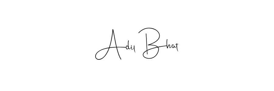 Design your own signature with our free online signature maker. With this signature software, you can create a handwritten (Andilay-7BmLP) signature for name Adil Bhat. Adil Bhat signature style 4 images and pictures png