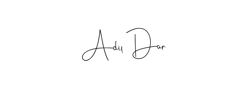 Here are the top 10 professional signature styles for the name Adil Dar. These are the best autograph styles you can use for your name. Adil Dar signature style 4 images and pictures png