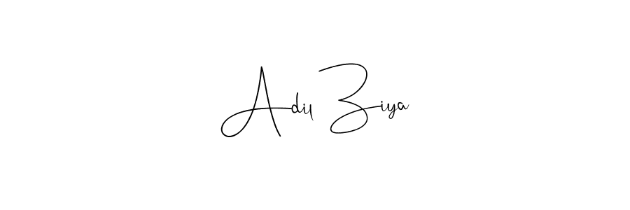 Make a beautiful signature design for name Adil Ziya. Use this online signature maker to create a handwritten signature for free. Adil Ziya signature style 4 images and pictures png